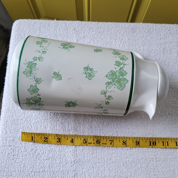 Corelle by Corning Callaway Ivy Thermique Thermos/Carafe 1qt VTG SEE PICS DING - Picture 10 of 10